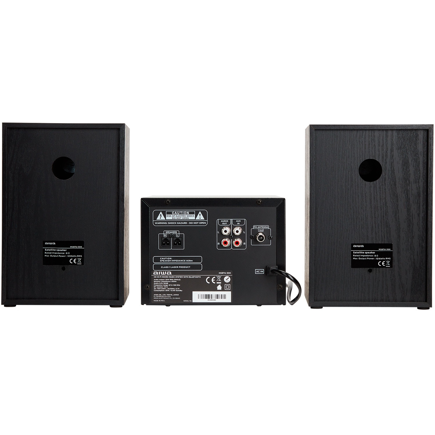Hifi Micro-Stereoanlage mit Bluetooth