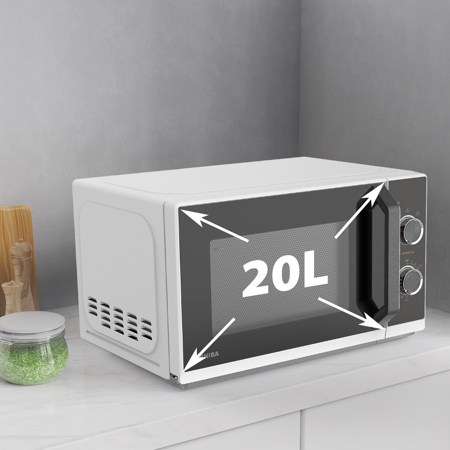 Four micro-ondes 20L 800W