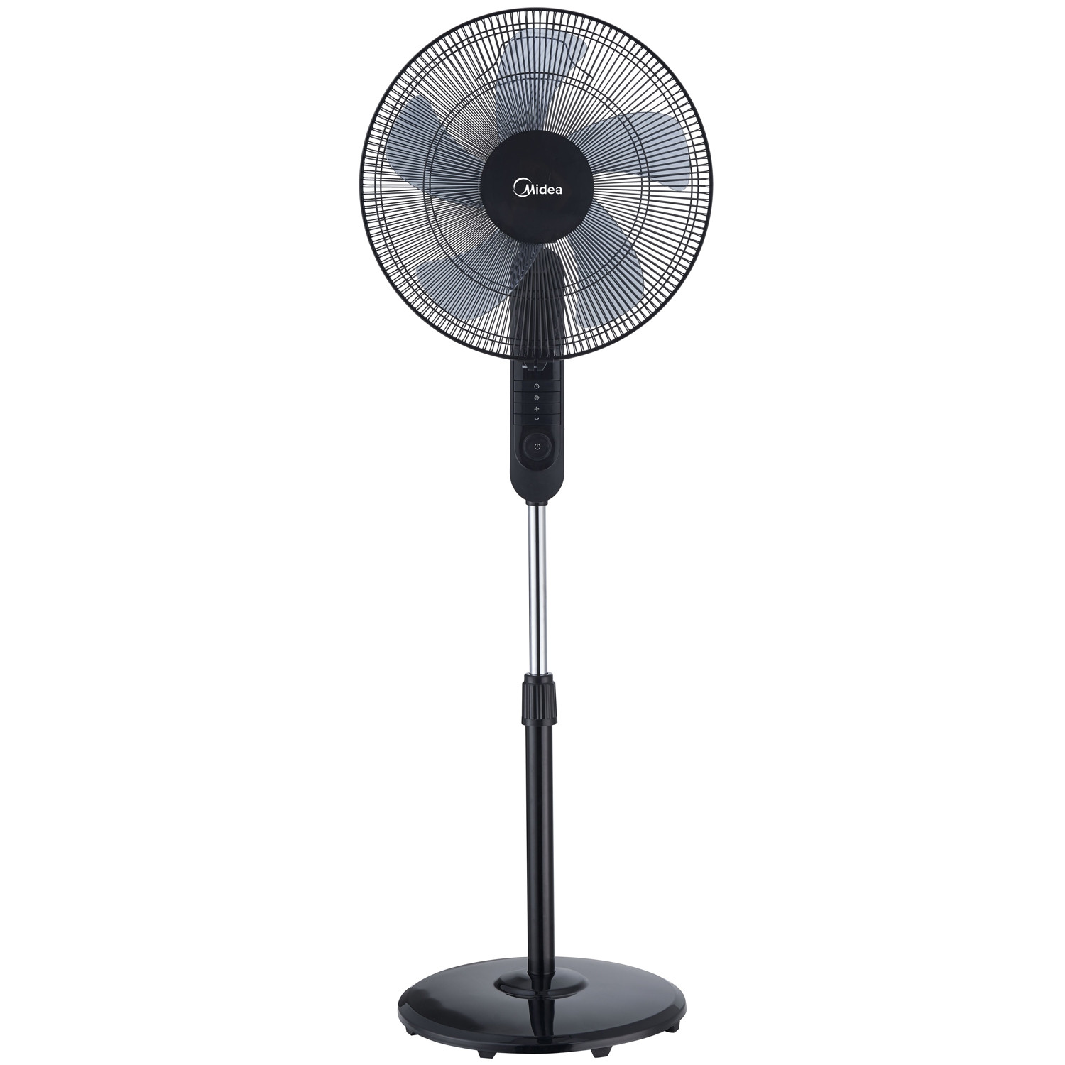 Ventilatore da pavimento 3 velocità e telecomando, nero