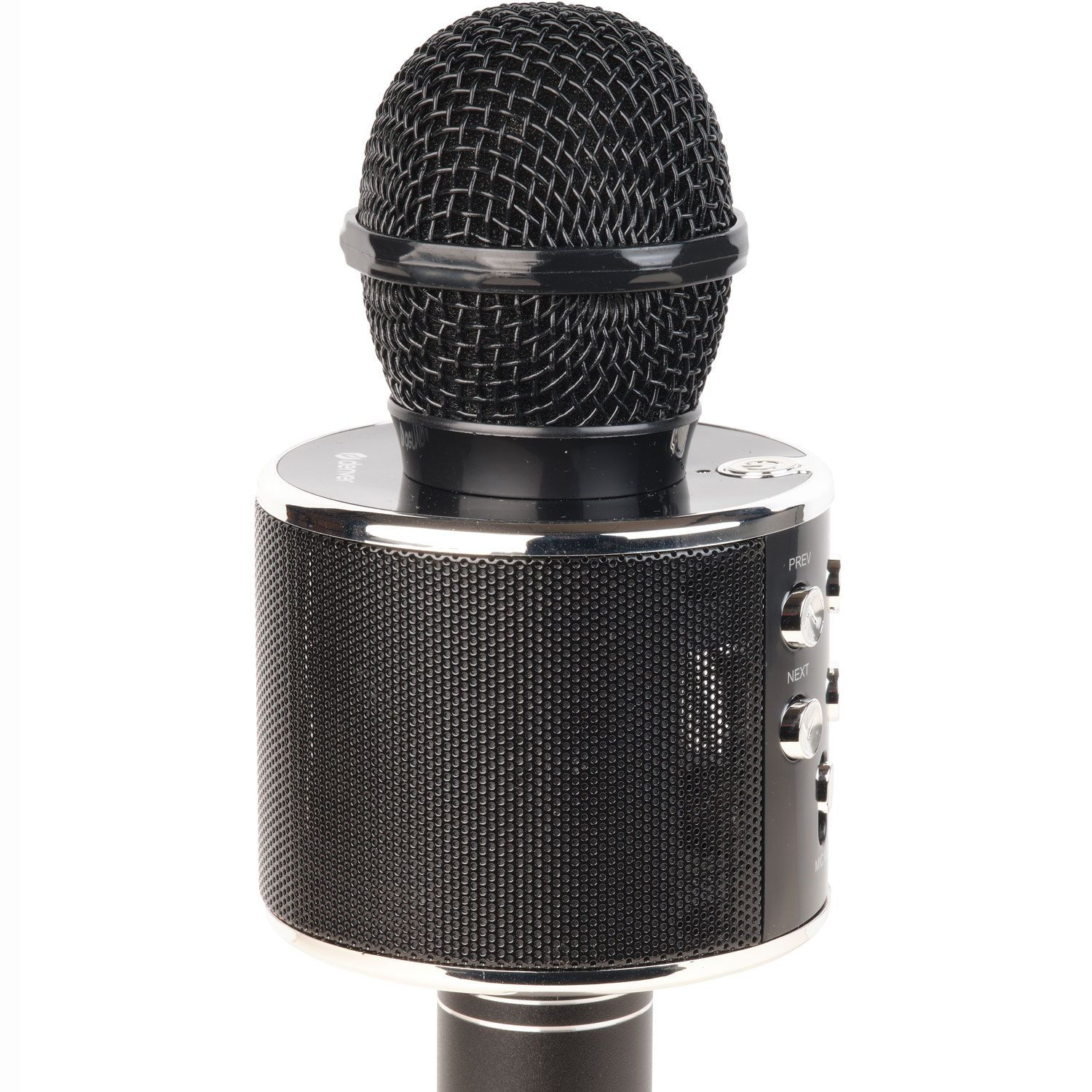 Bluetooth-karaokemicrofoon met ingebouwde luidspreker. Zwart