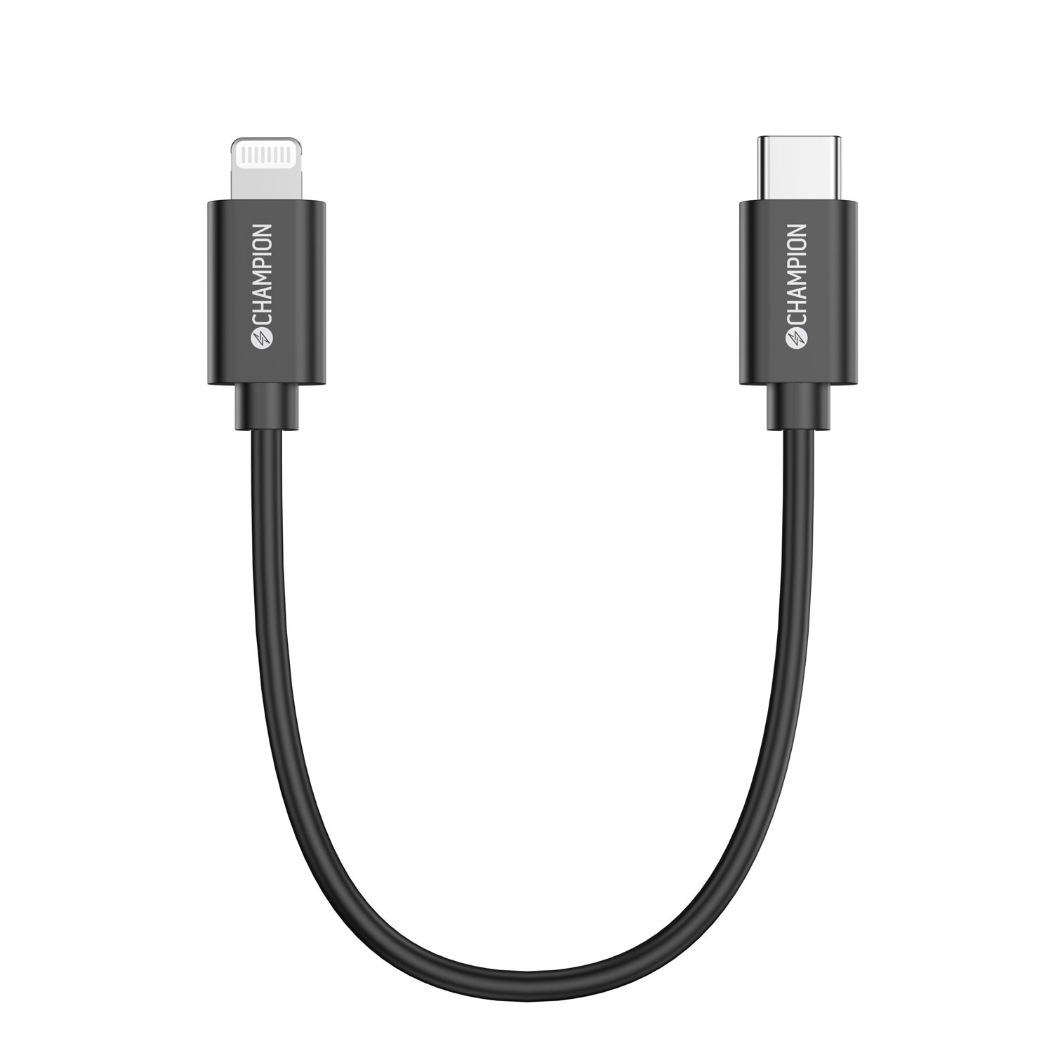 Cable USB-C a Lightning 30cm Negro