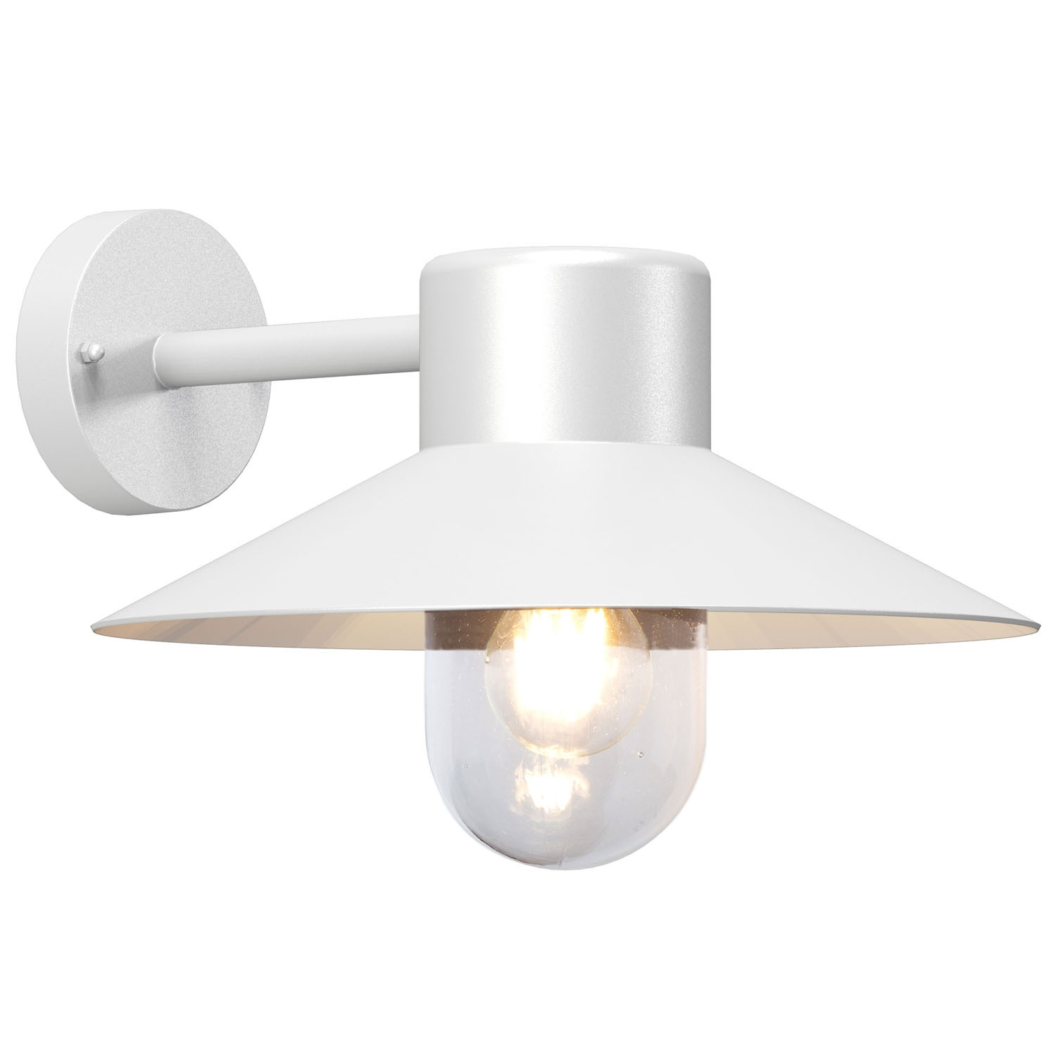 Victor Wandlamp E27 fitting IP44 Wit