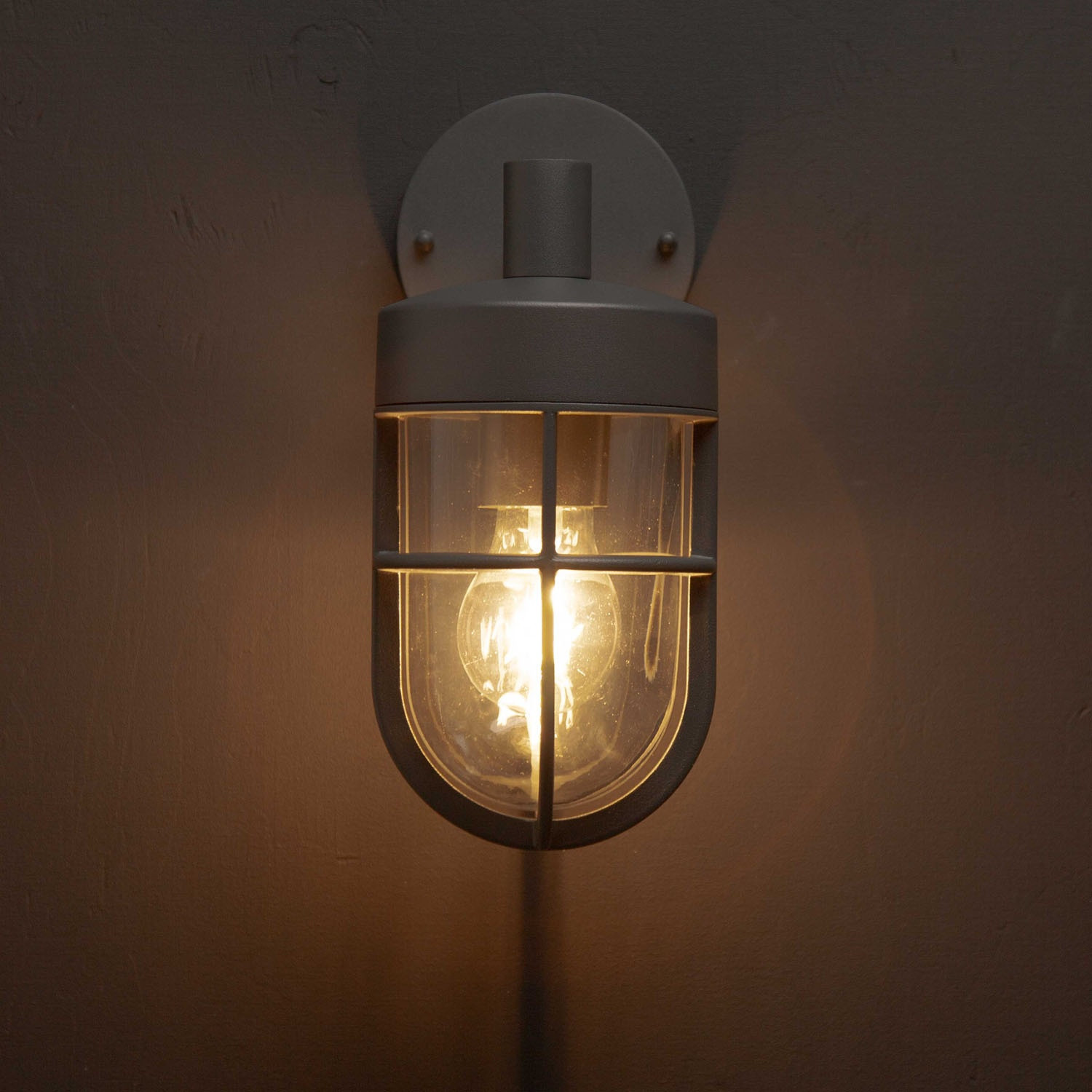 Jimmy Wall light E27 socket IP44 Anthracite