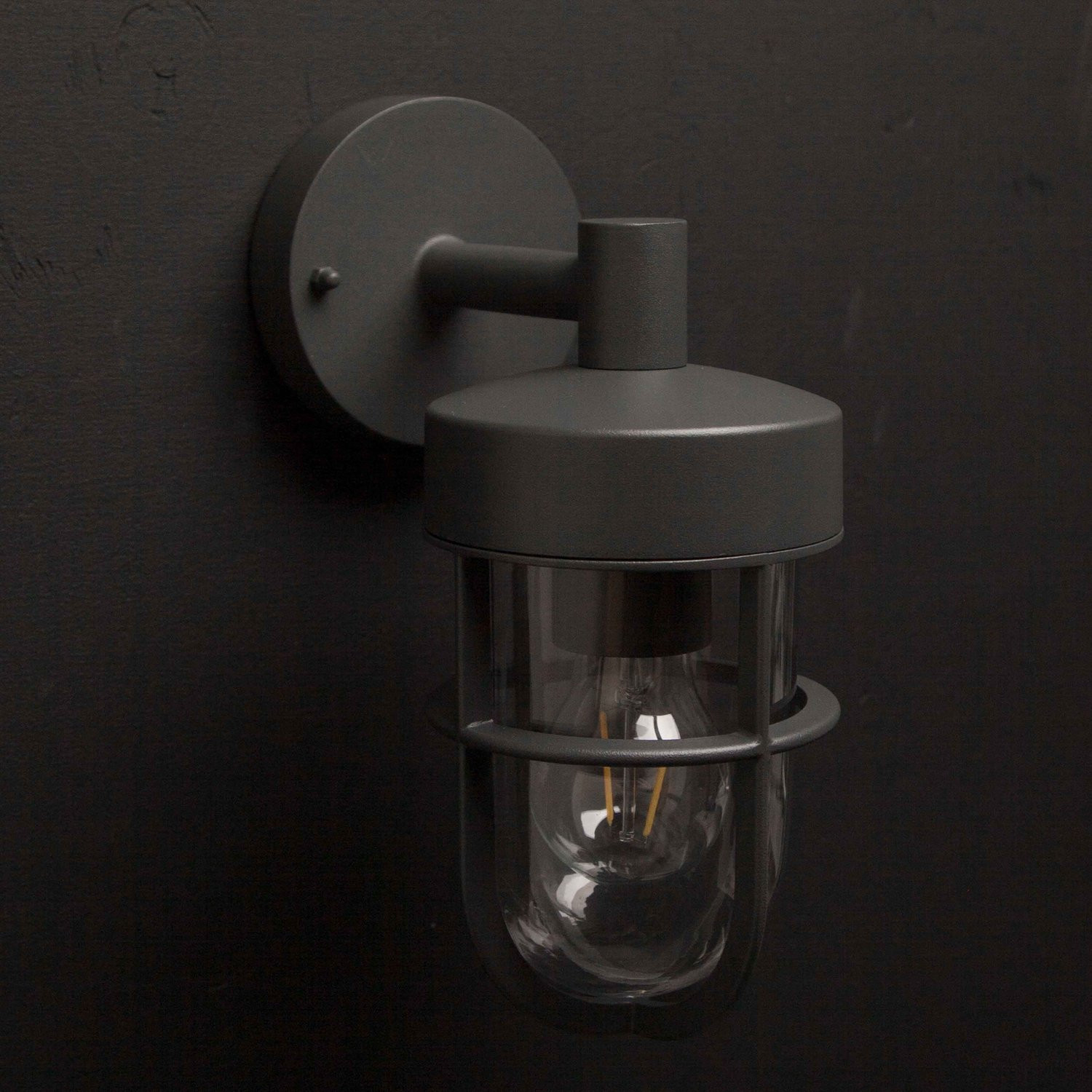 Jimmy Wall light E27 socket IP44 Anthracite