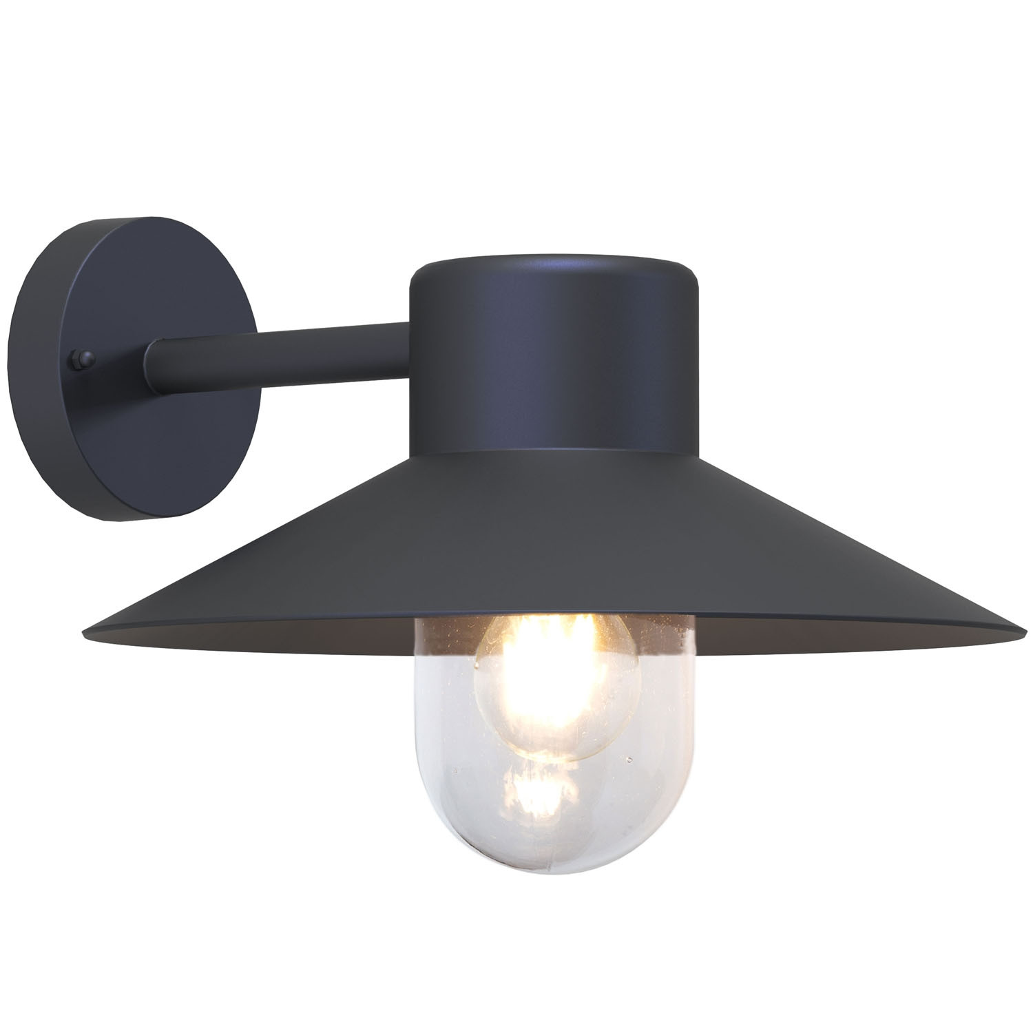 Victor Applique douille E27 IP44 Anthracite
