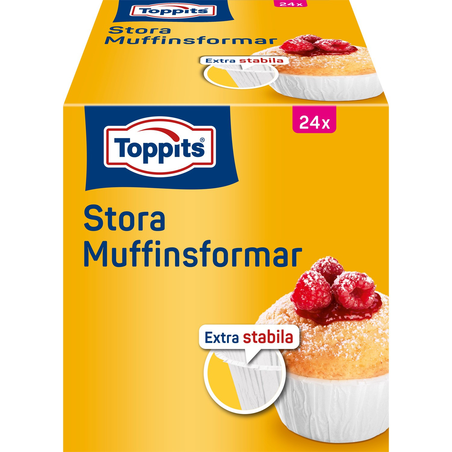 Große Muffinformen 12 in einer Box