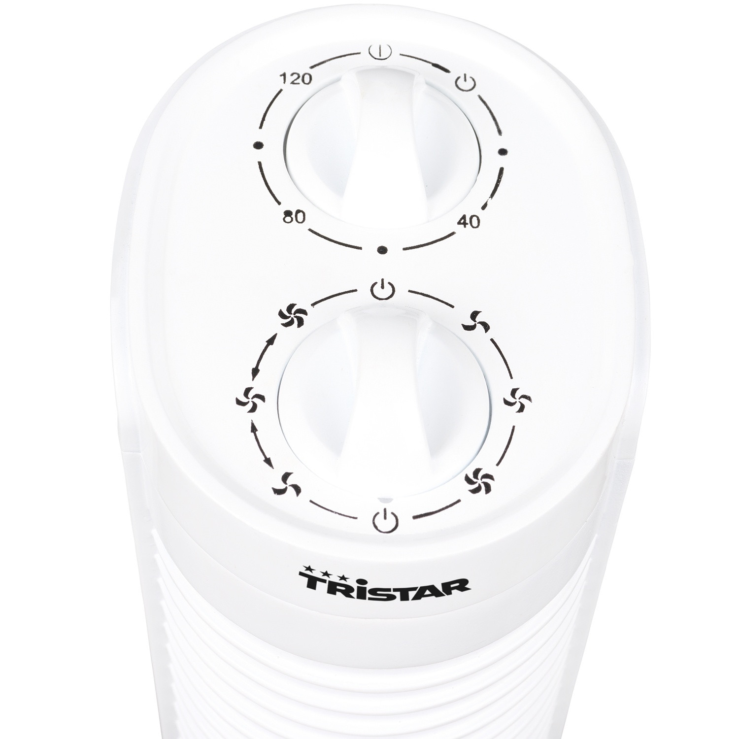 Column fan with timer