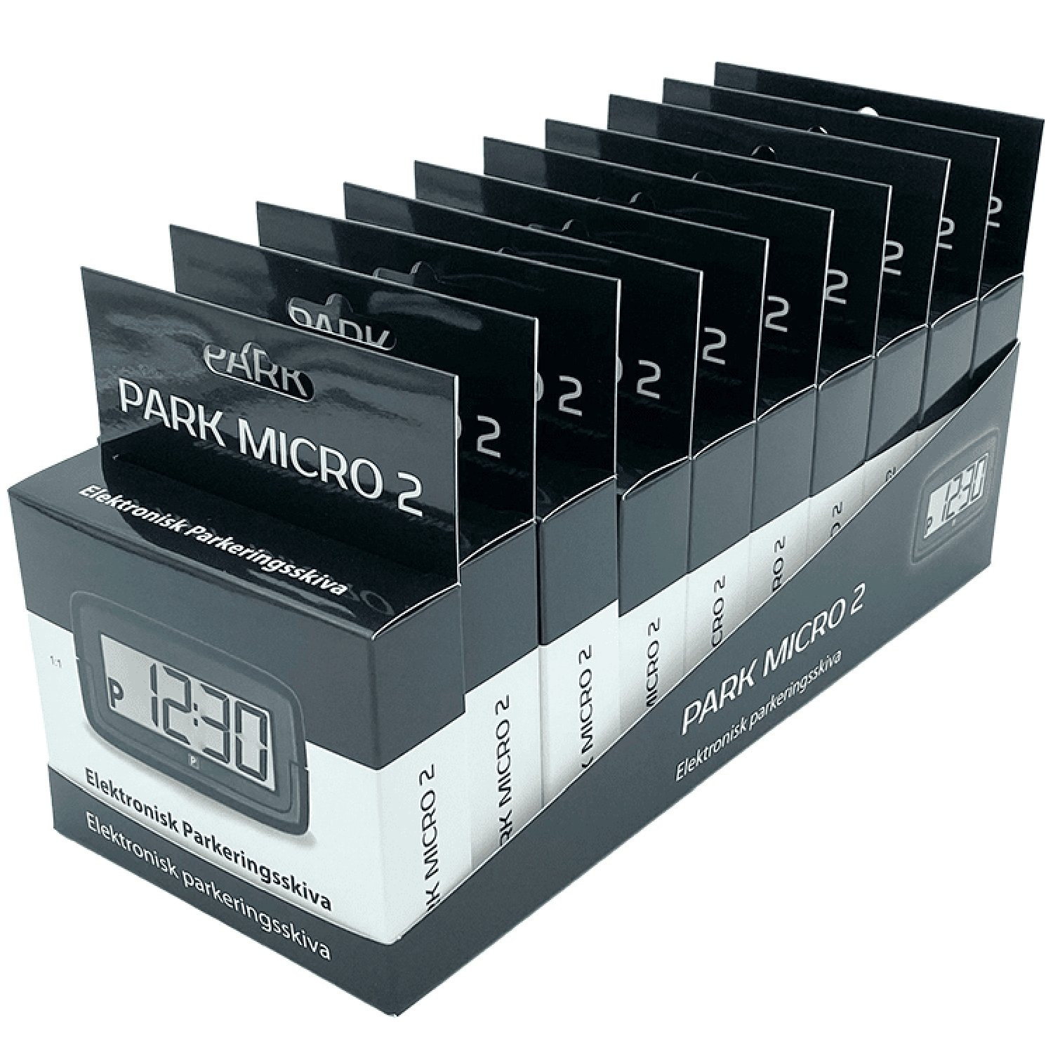 Electronic P-disc 10-pack + display stand