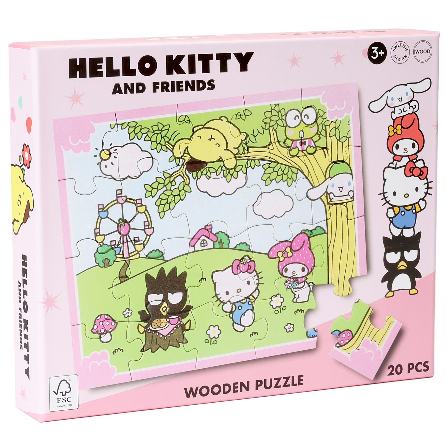 Hello Kitty Holzpuzzle 20 Teile