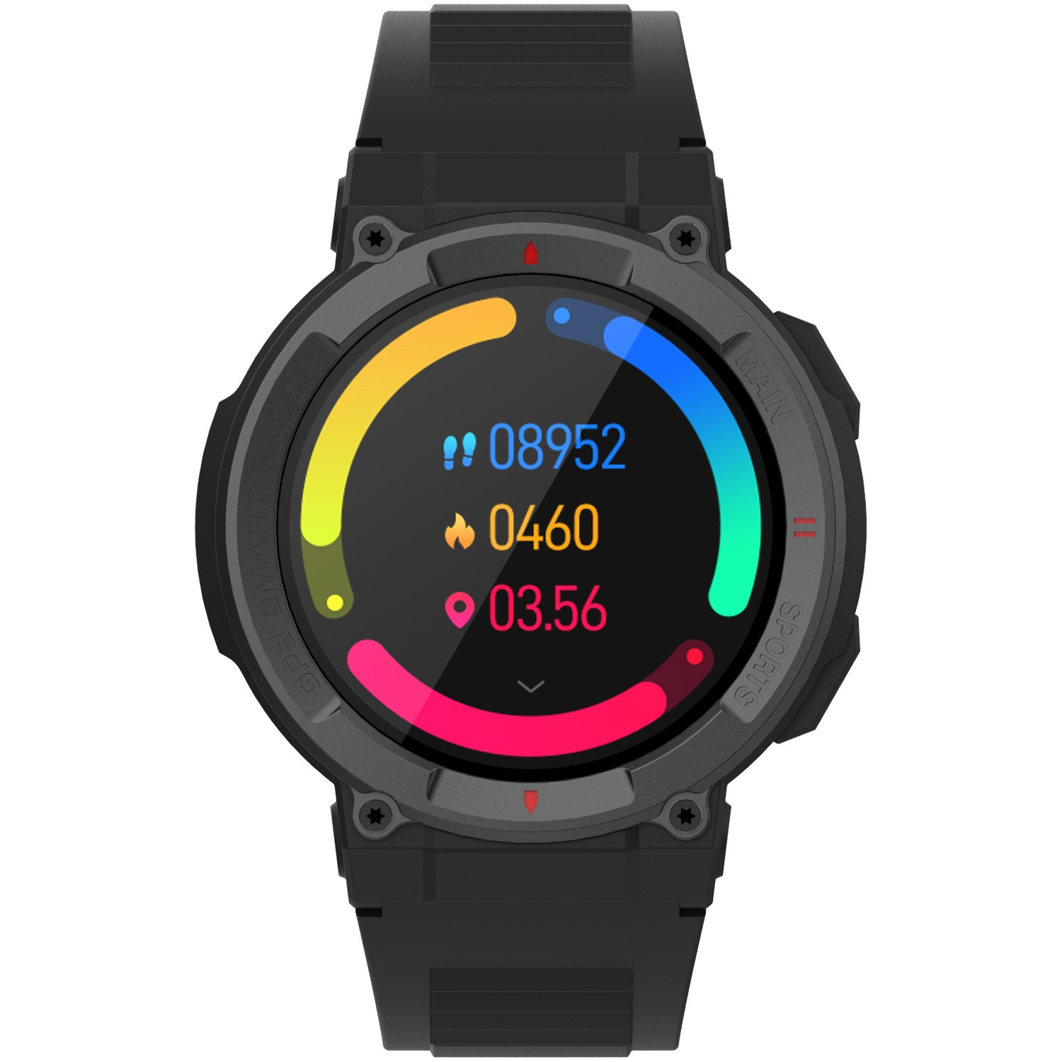 Smartwatch Bluetooth con GPS Nero