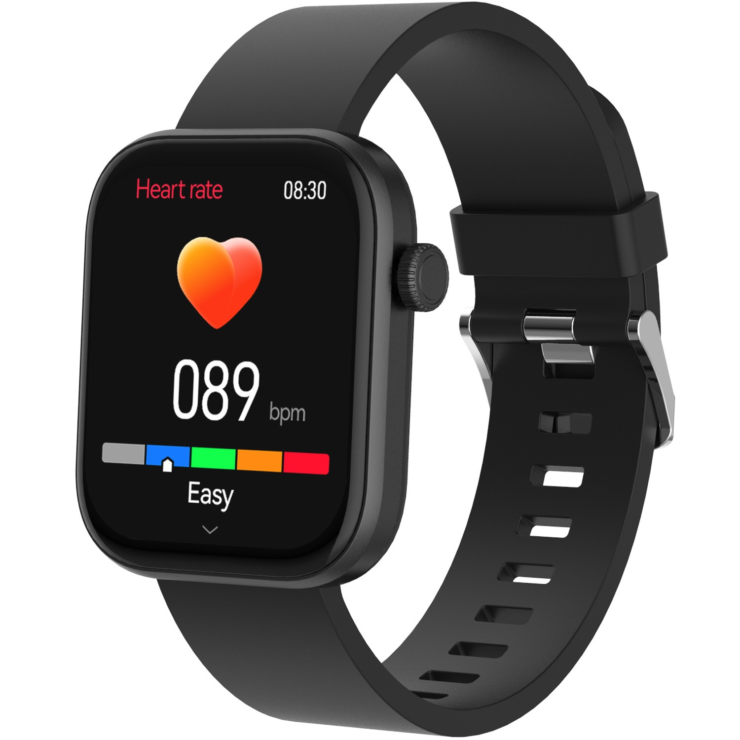 Reloj inteligente Bluetooth AMOLED negro