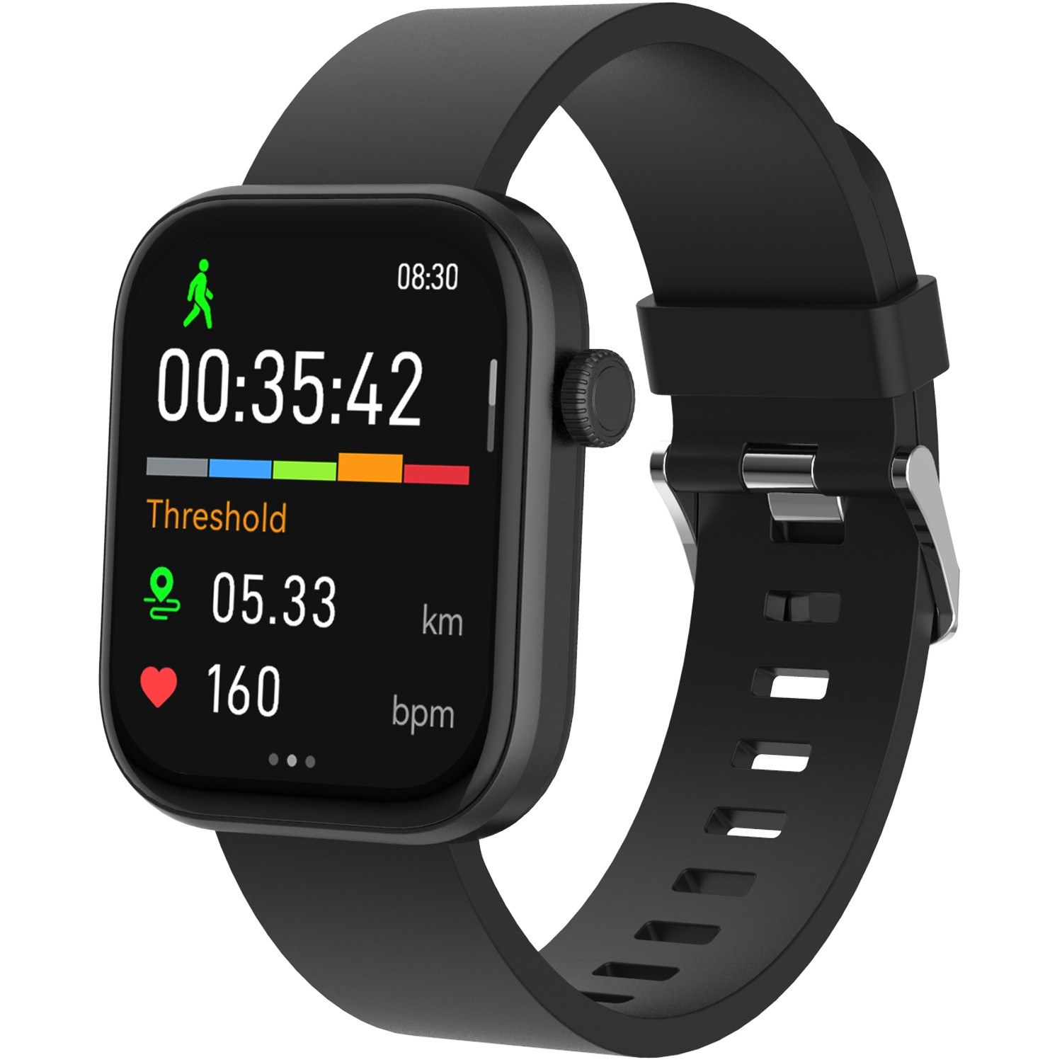 Bluetooth AMOLED Smartwatch Schwarz