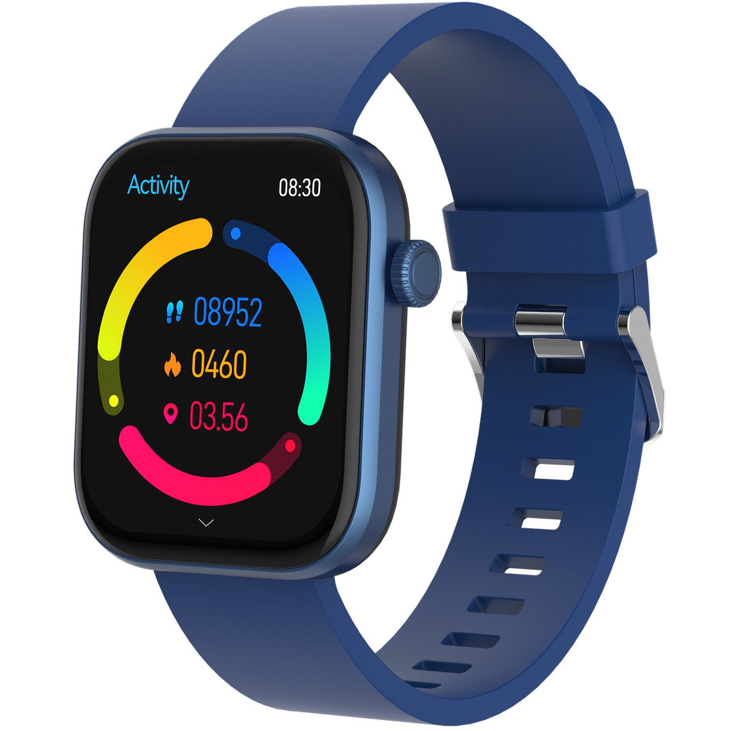 Relógio inteligente Bluetooth AMOLED azul