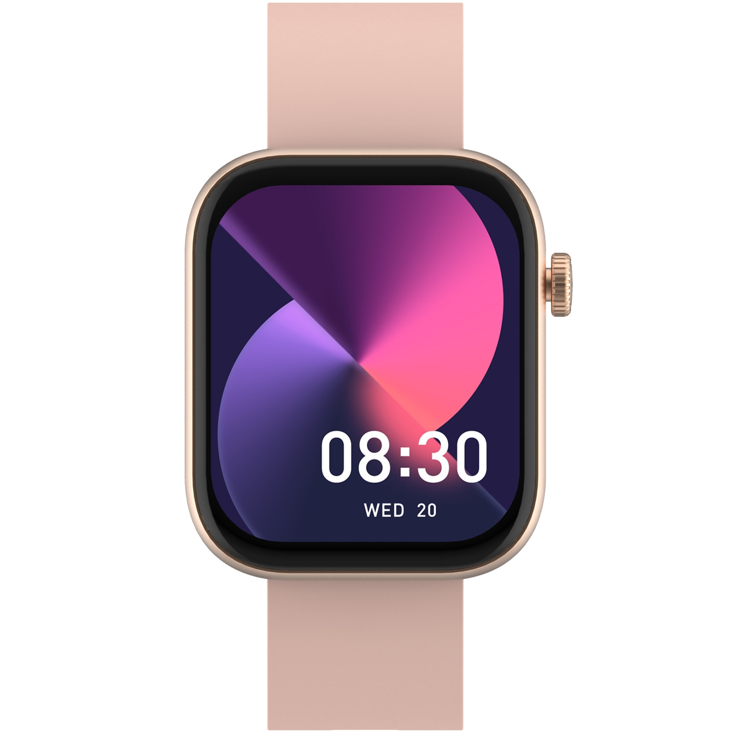 Bluetooth AMOLED Smartwatch Rosa / Beige