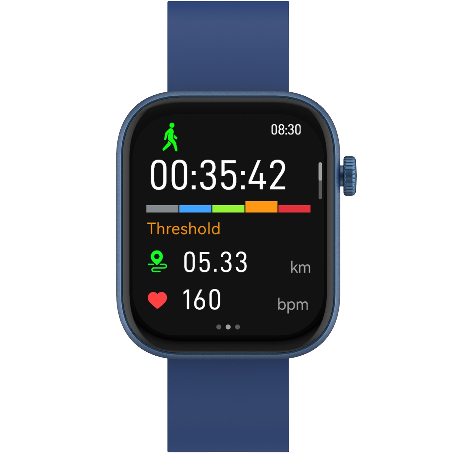 Bluetooth AMOLED Smartwatch Blauw