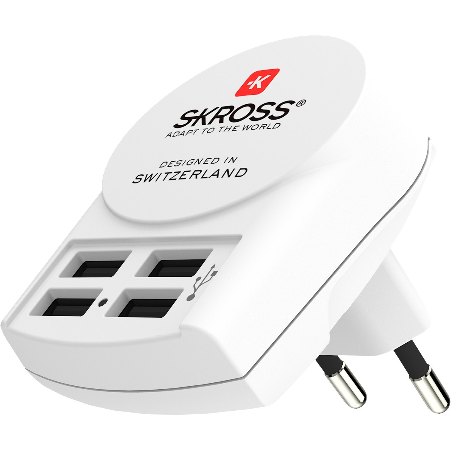 4-poorts USB-oplader EU