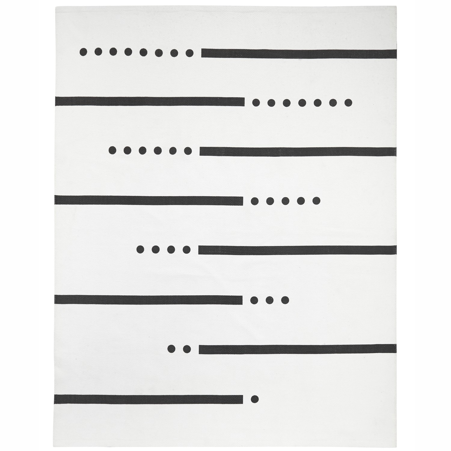 Teppich weißgrau 130x160 cm