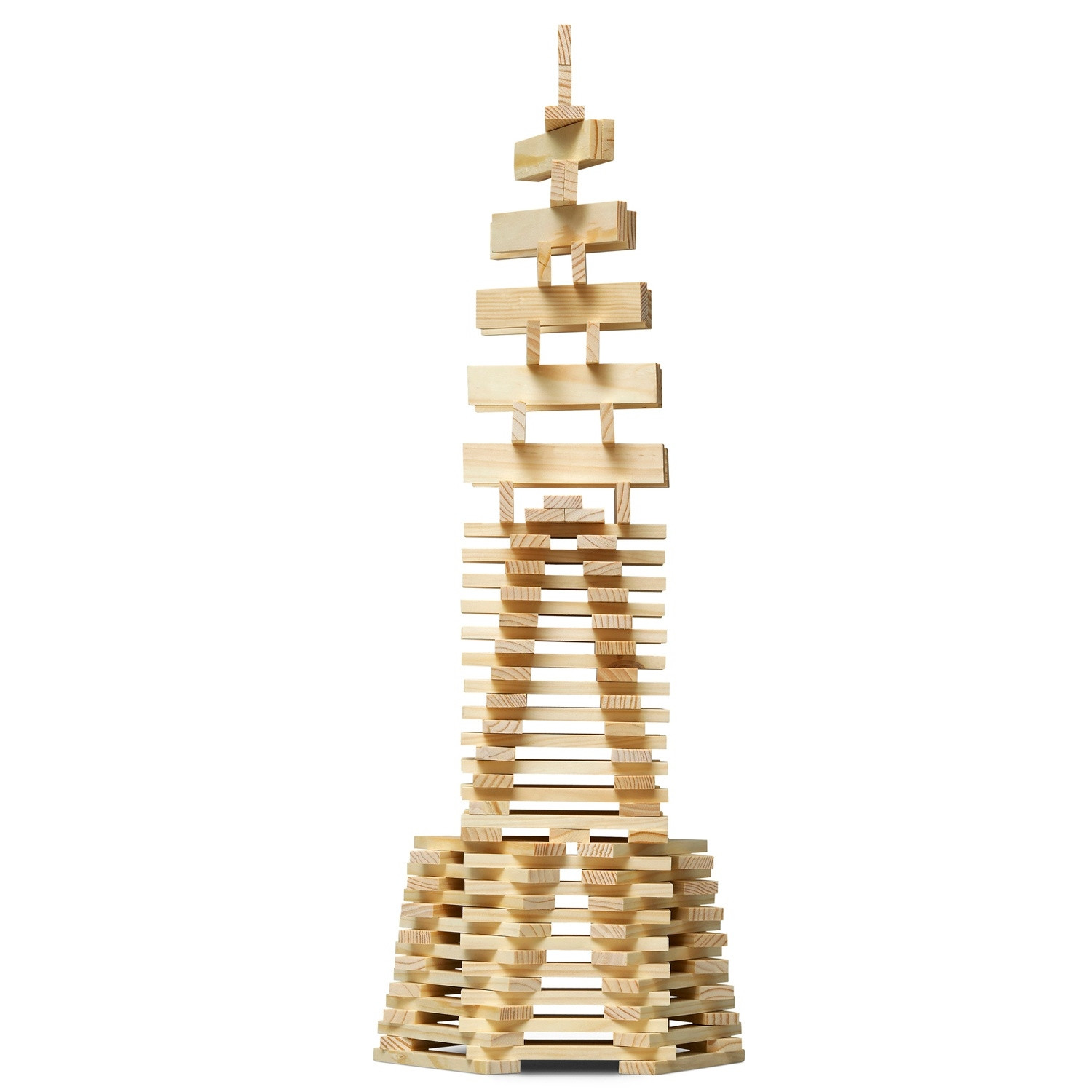 Bâtons de construction 200 pcs Bois blanc