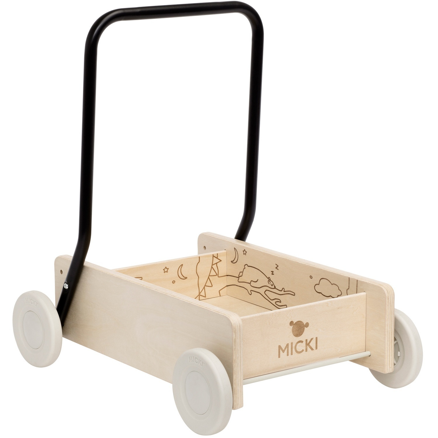 Leerloopkoets houten premium