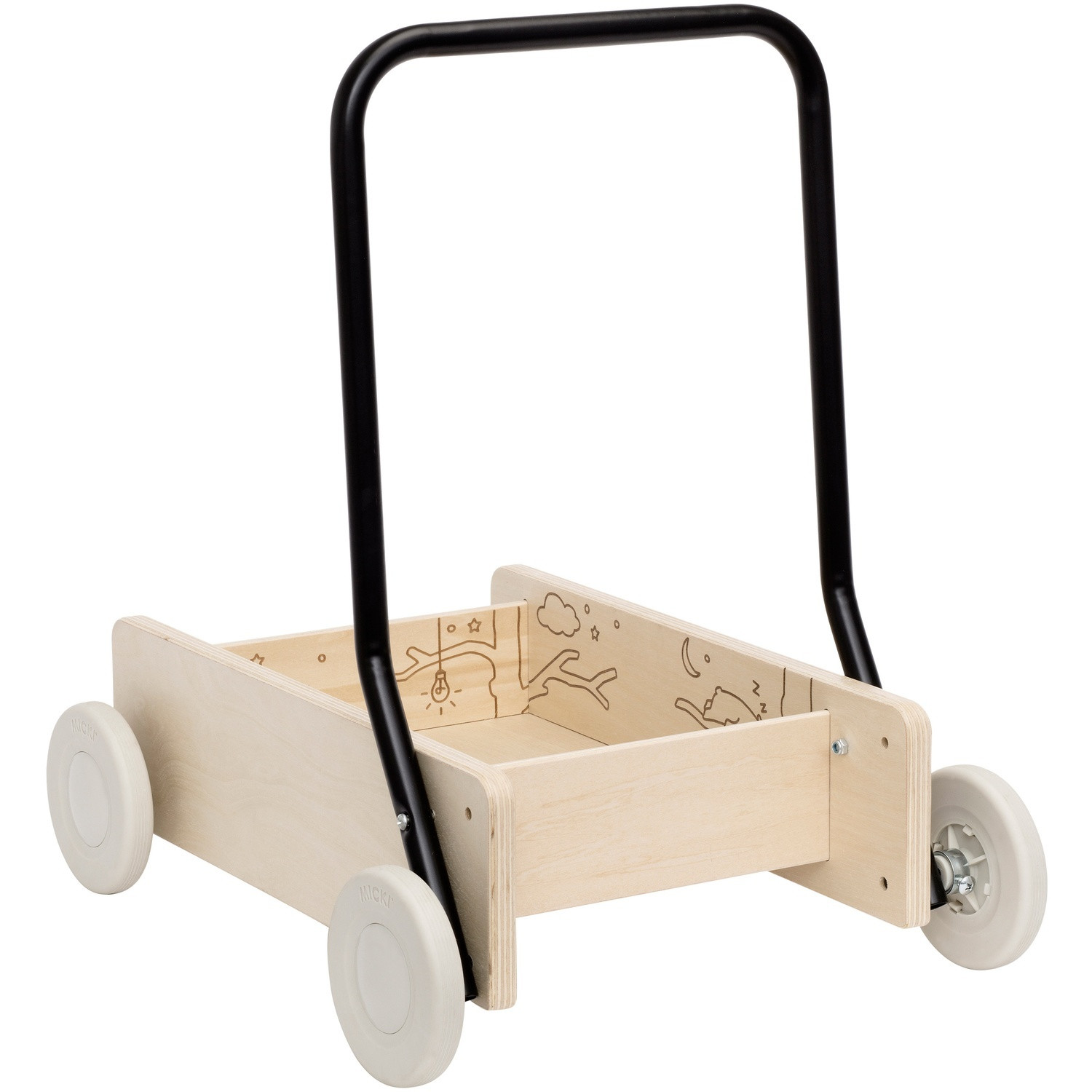 Leerloopkoets houten premium