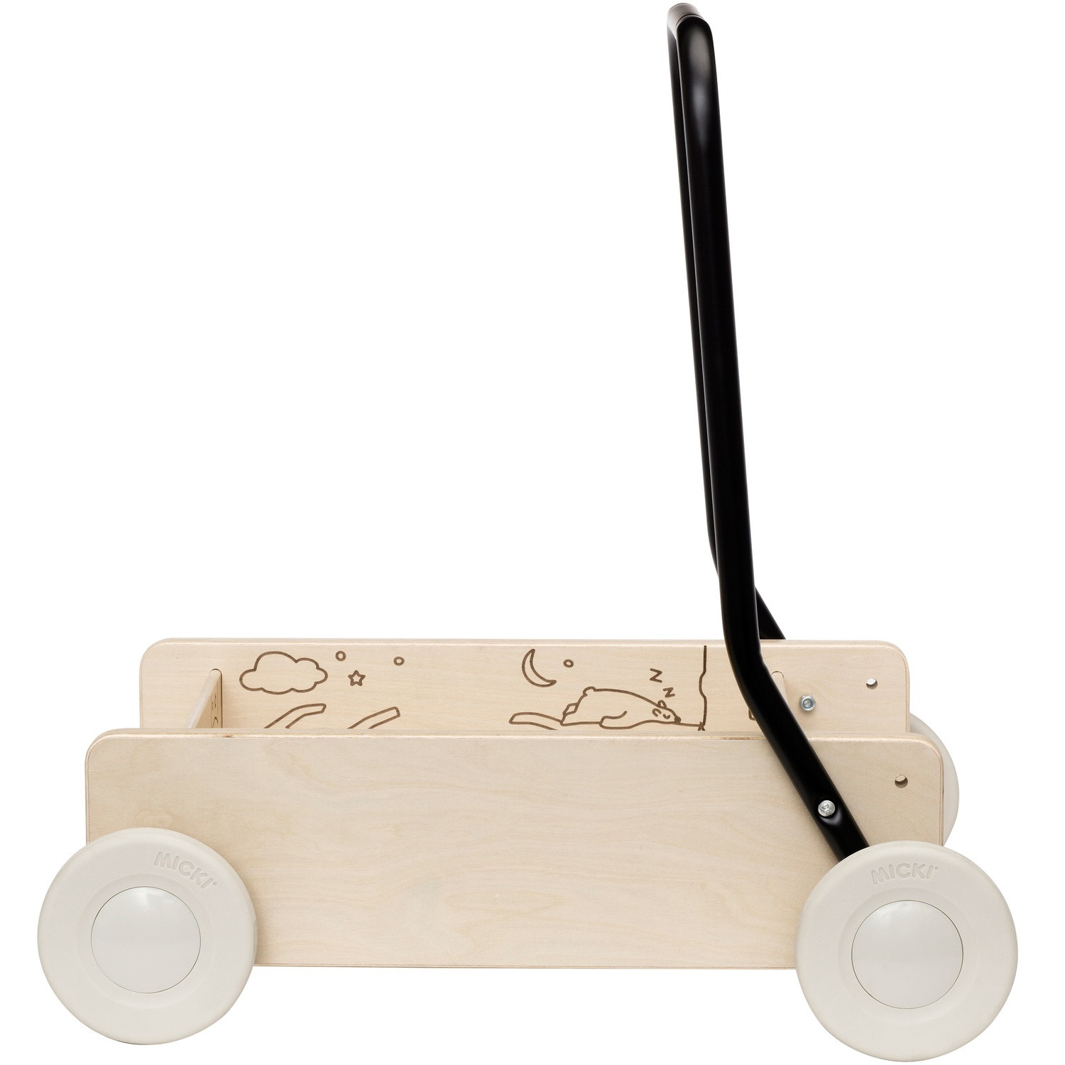 Leerloopkoets houten premium