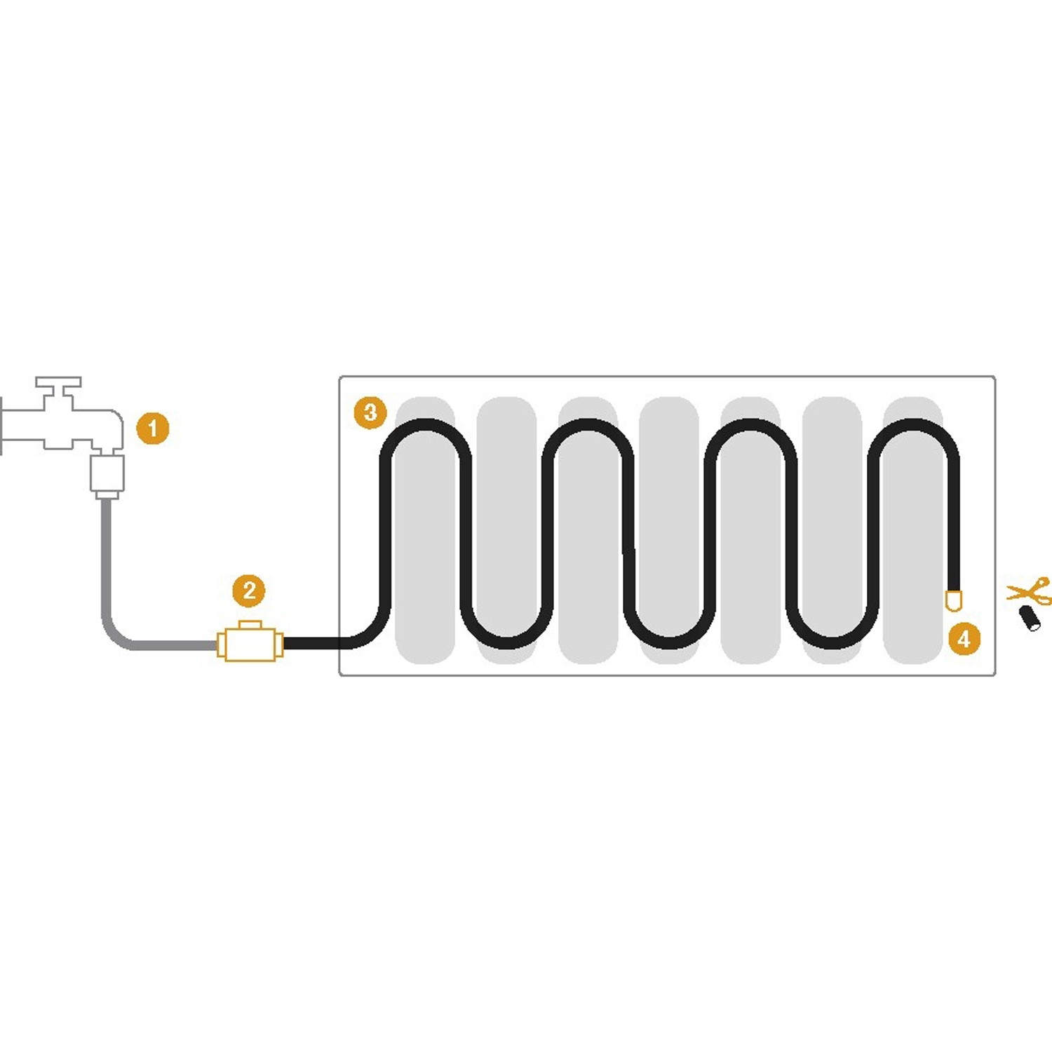 Moisture hose 15m