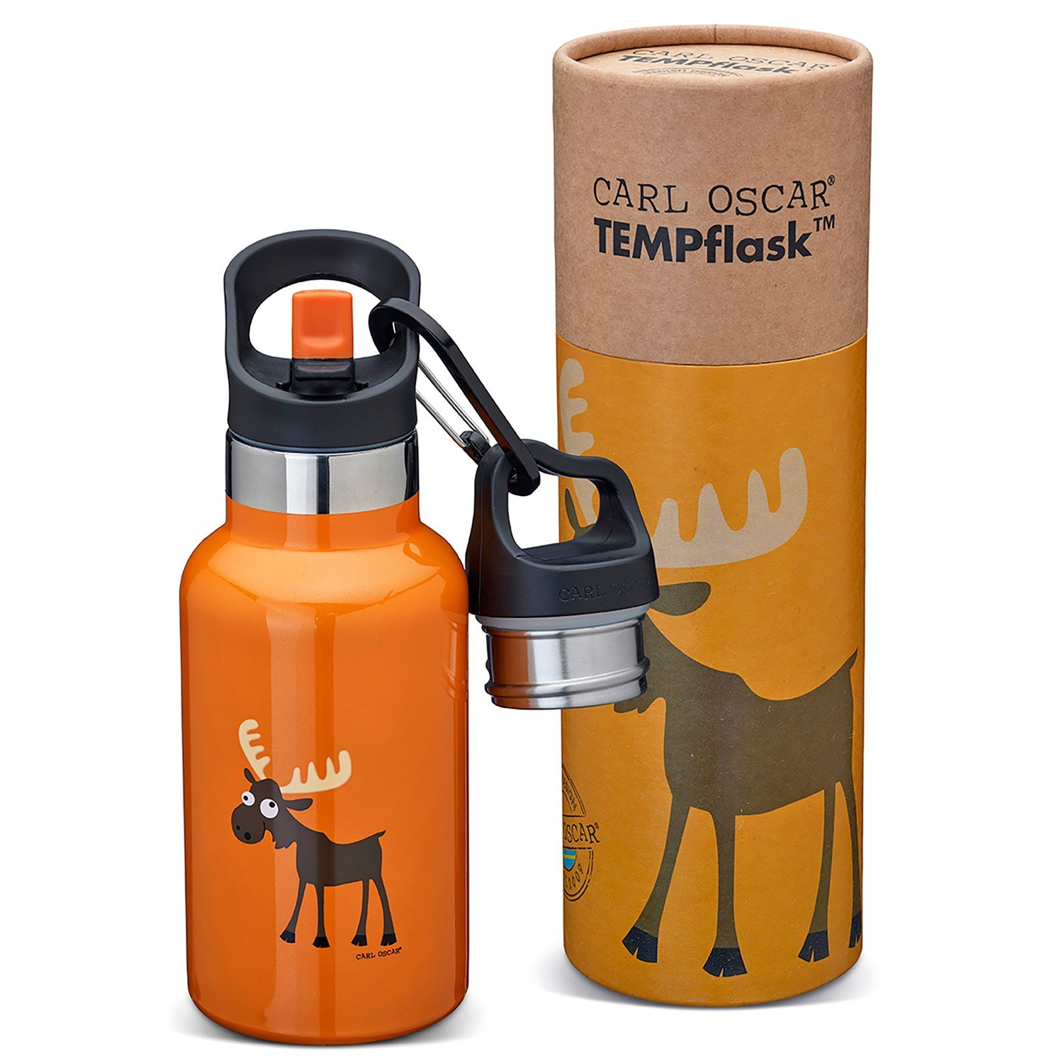 TEMP-Flasche 0,35 l Orange