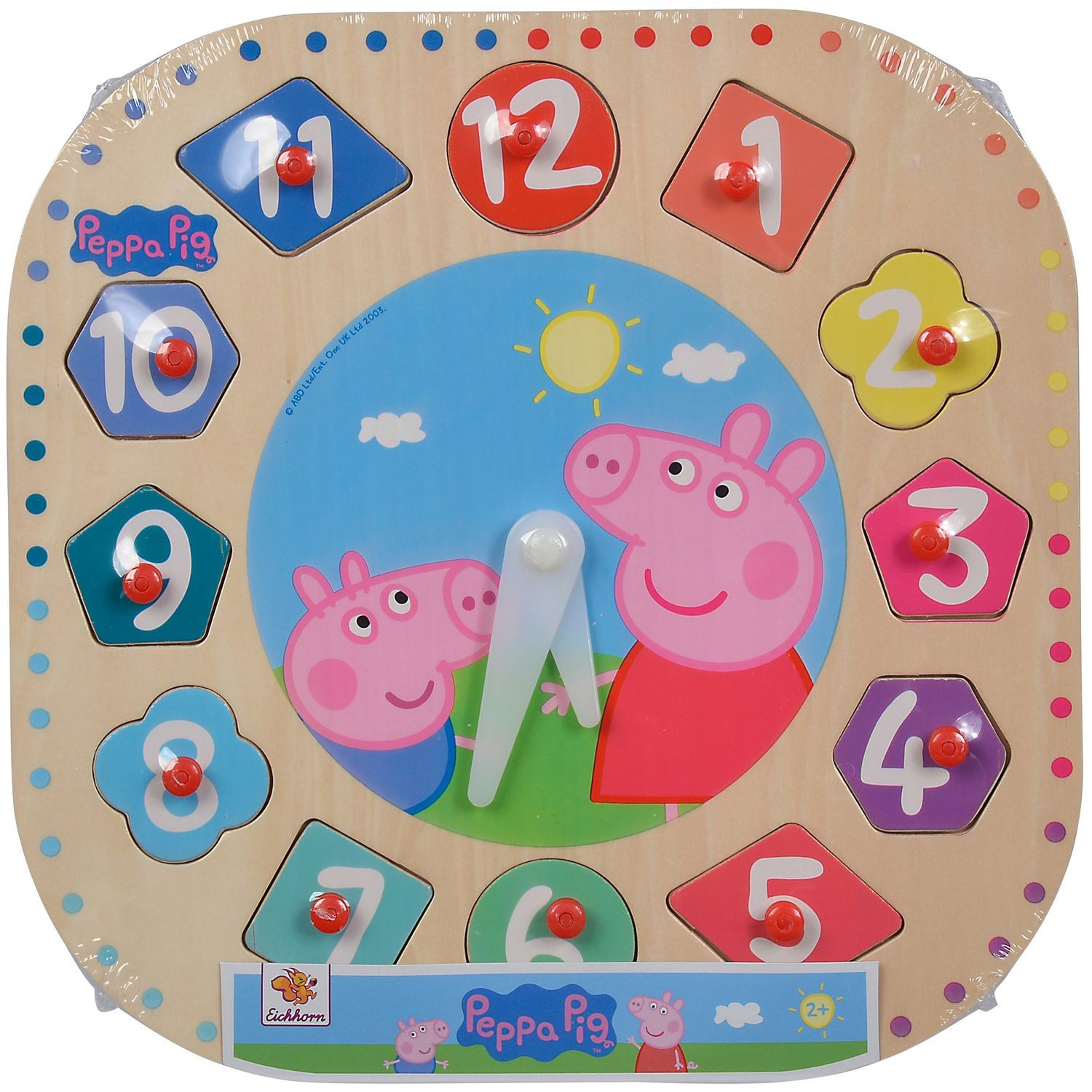 Relógio Greta Pig Puzzle