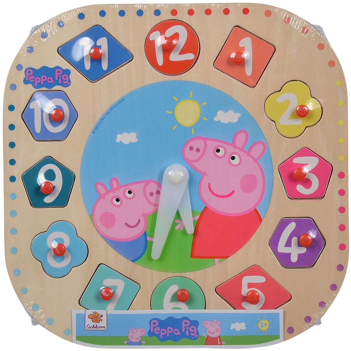 Reloj rompecabezas Greta Pig