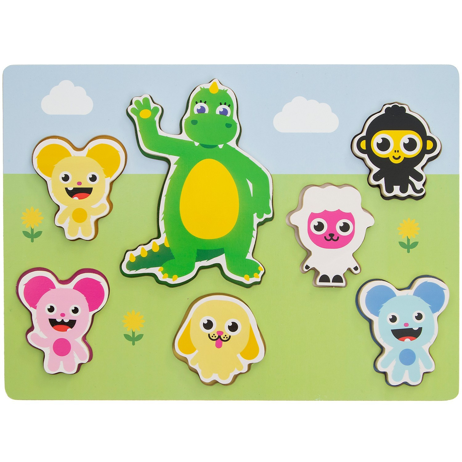 Puzzle di forme 7 pezzi 1-3 anni