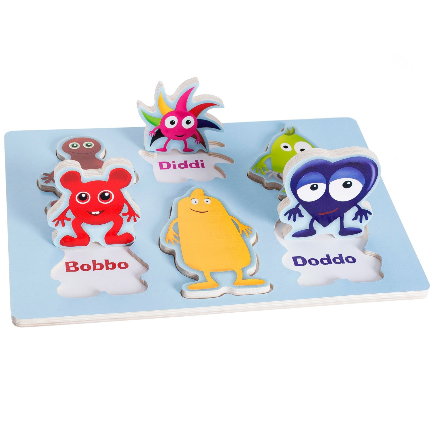 Formpuzzle 6 Figuren