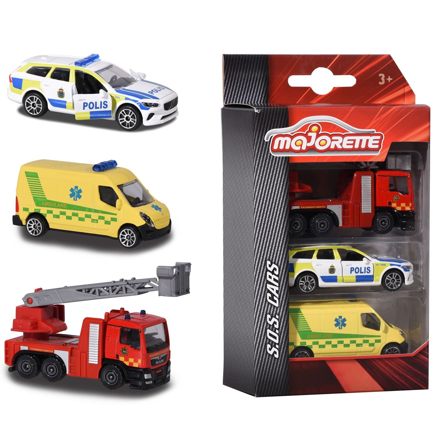 SOS. Set van 3 stuks - SE