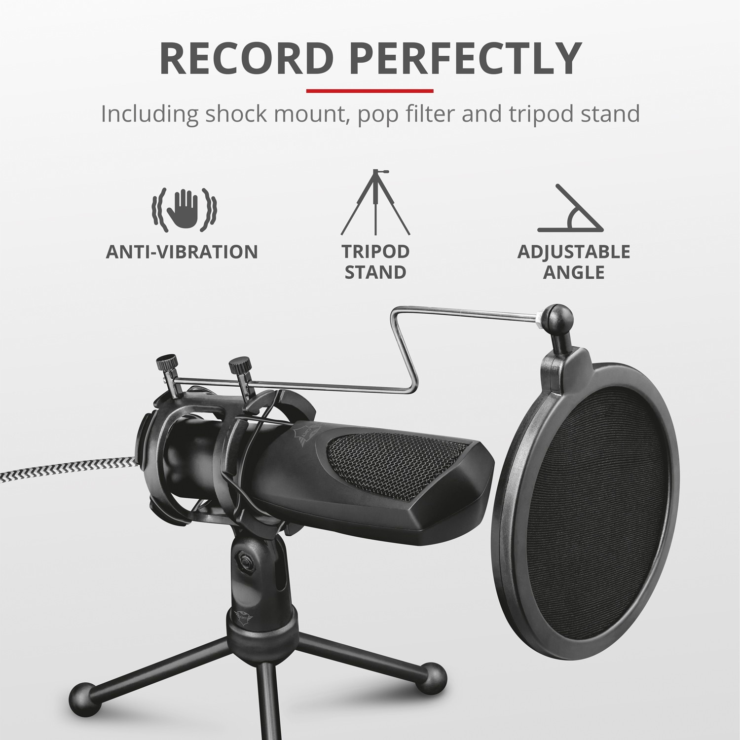 Microphone de diffusion en continu GXT 232 Mantis