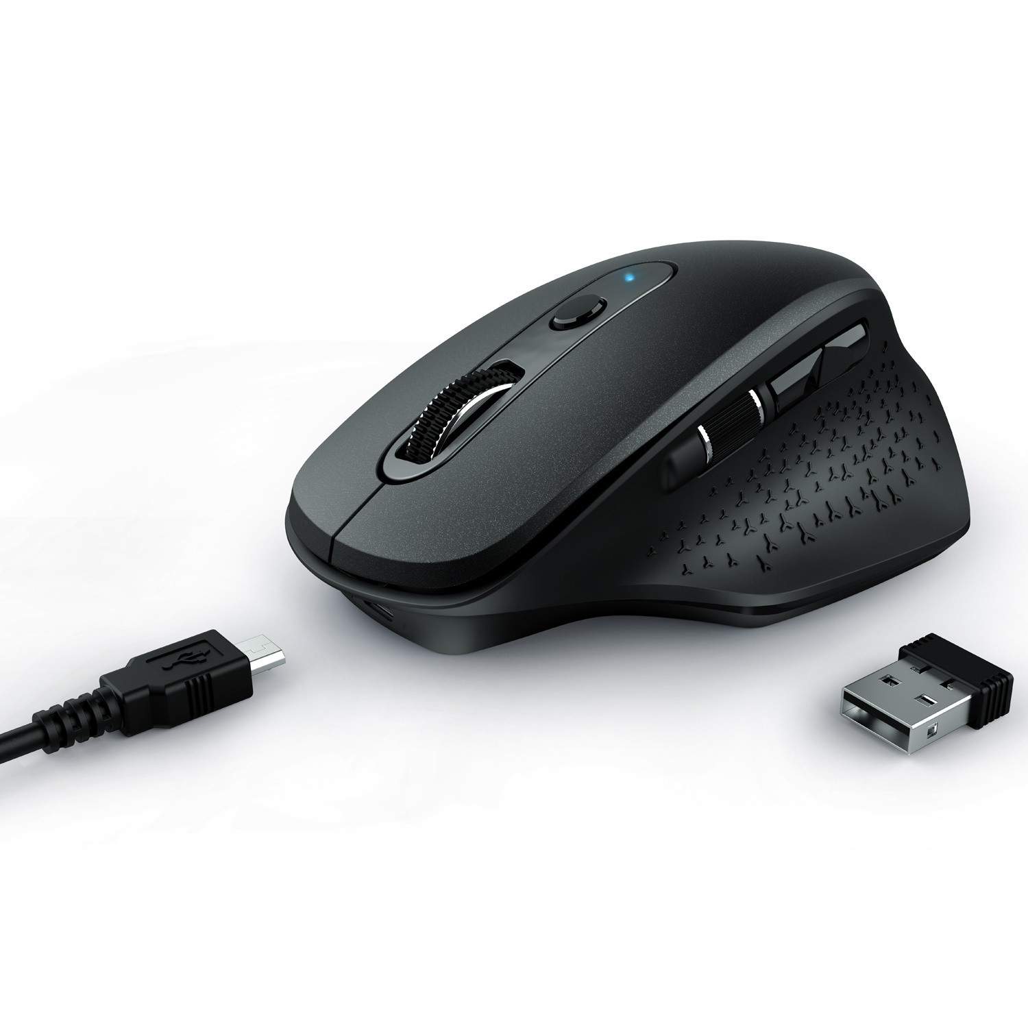 Ozaa Wireless mouse rechargeable Black