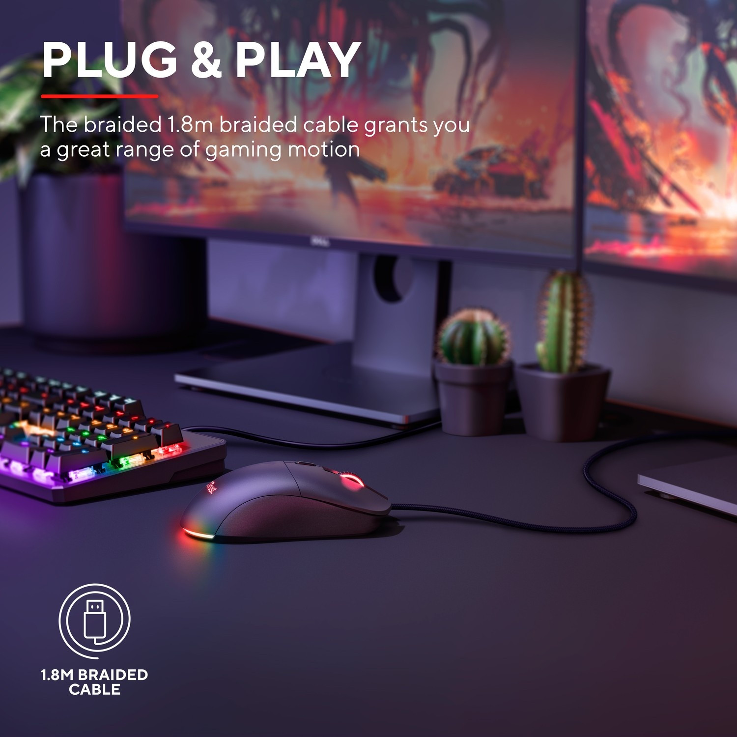 Mouse da gioco GXT 981 Redex RGB