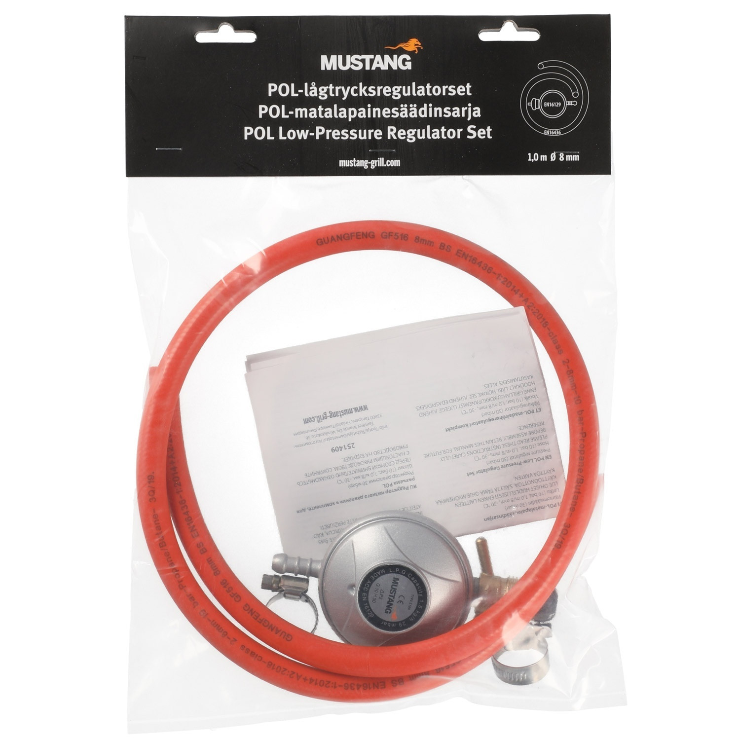 Regulator set for Swedish tubes