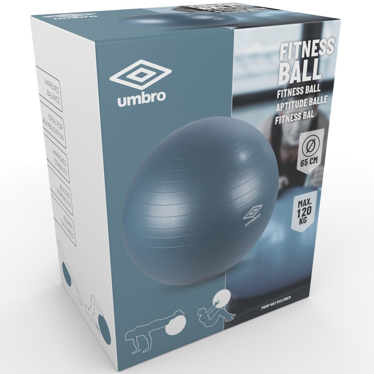 Pilatesball Blau 65cm