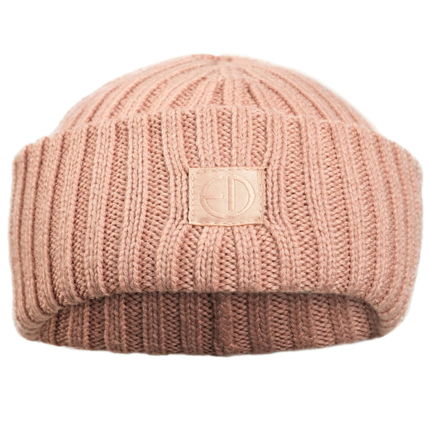 Gorro de Lã - Rosa Blushing 0-6 meses