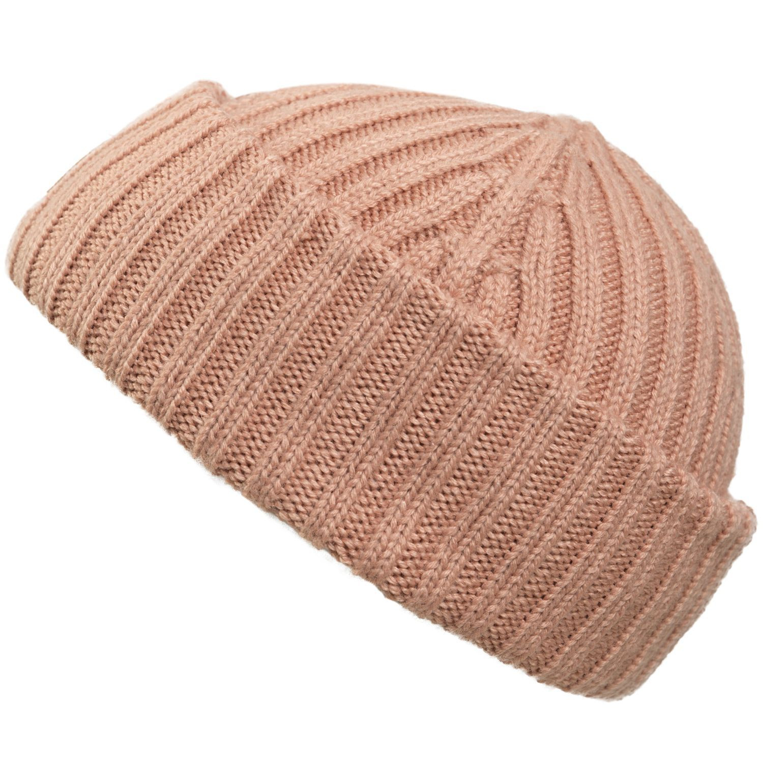 Gorro de Lã - Rosa Blushing 0-6 meses