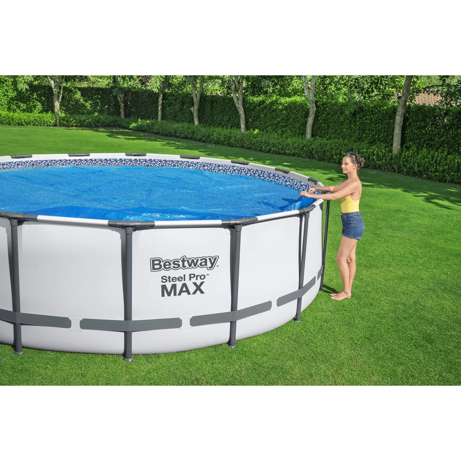 Flowclear Solar-Poolabdeckung 5,49 m