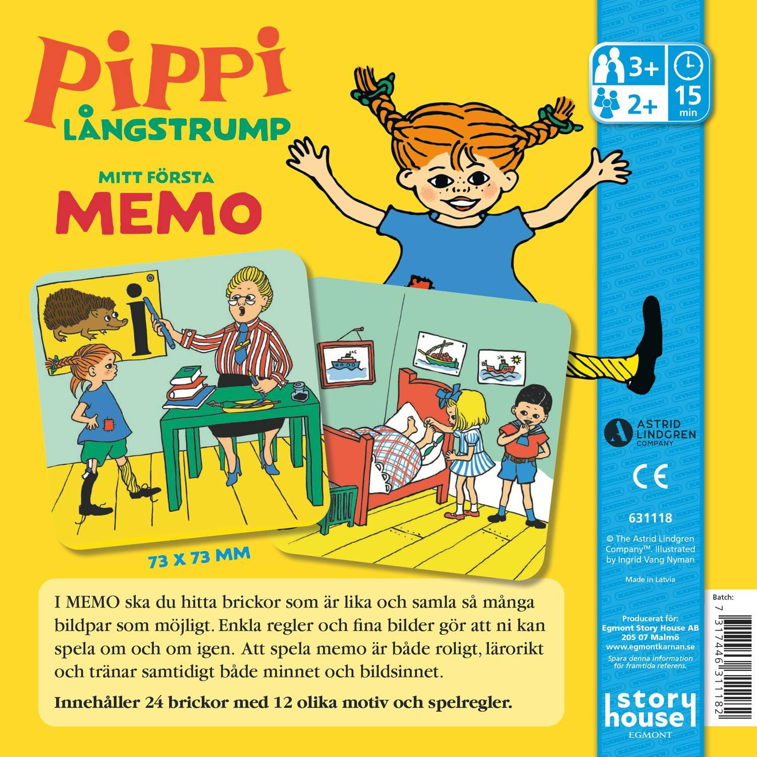 My first memo Pippi Longstocking