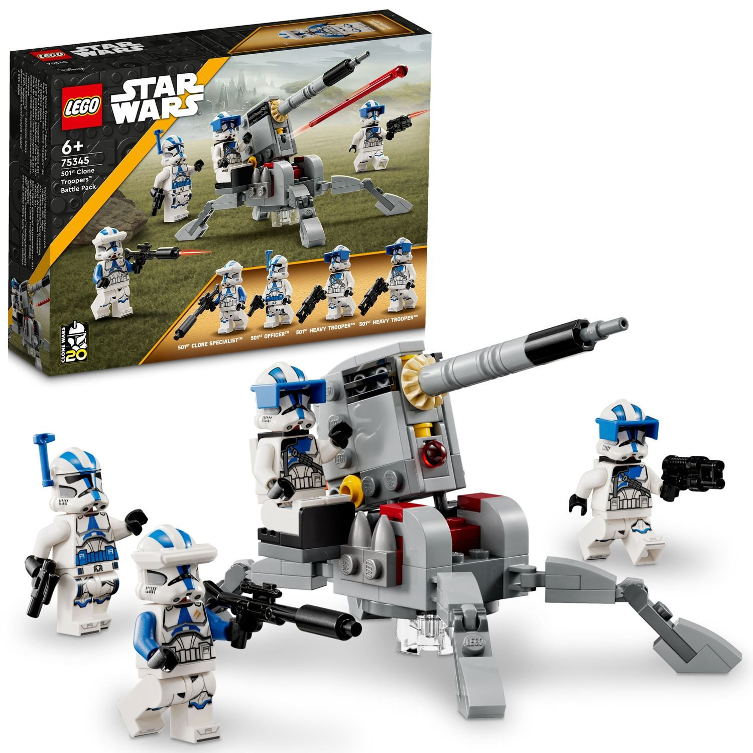 Pack de combat 501e Clone Troopers 75345