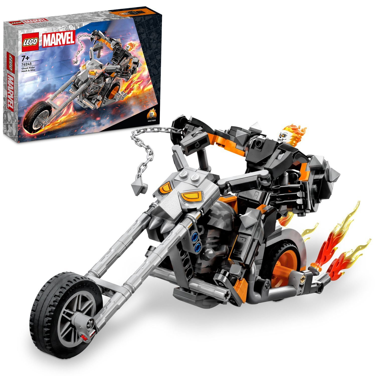 Robô e bicicleta Ghost Rider 76245