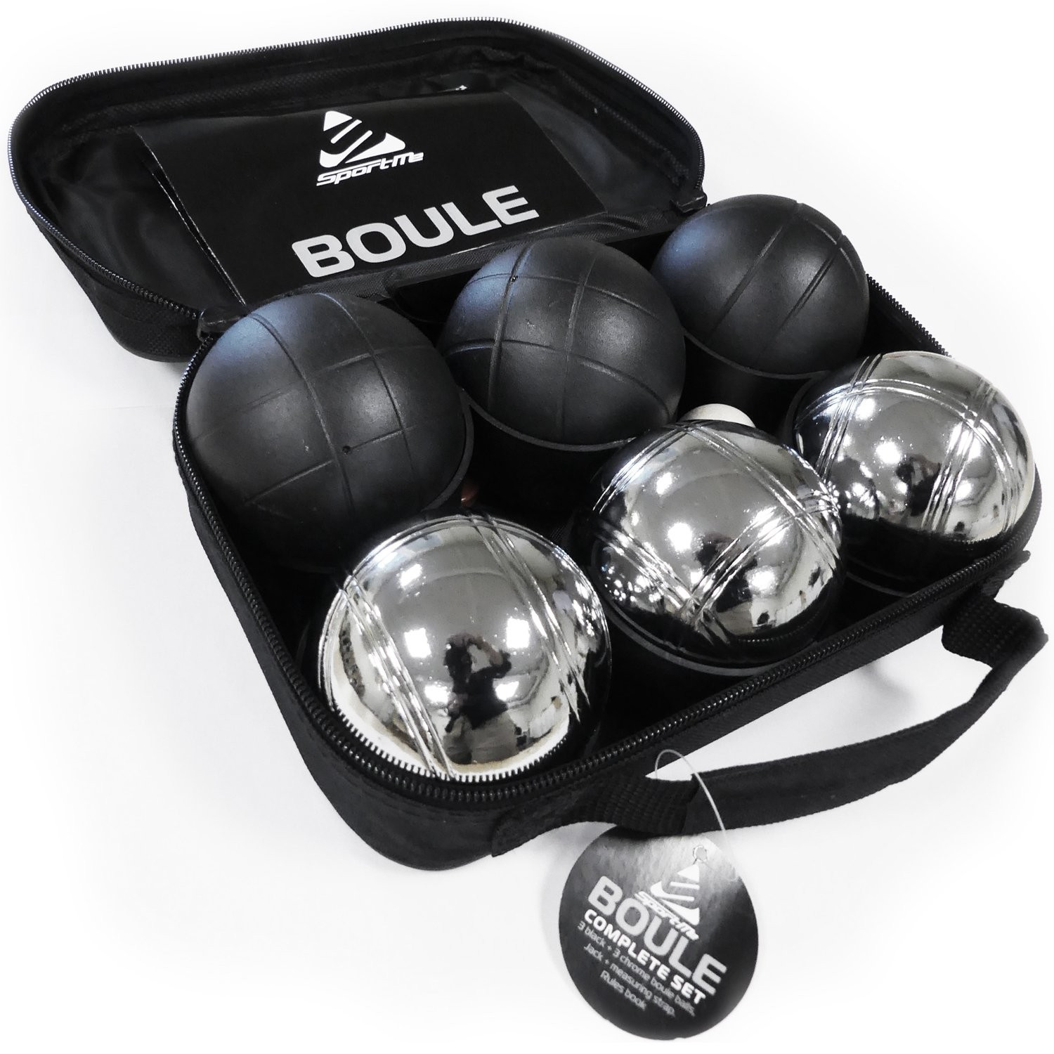 Boule-Set mit Tasche