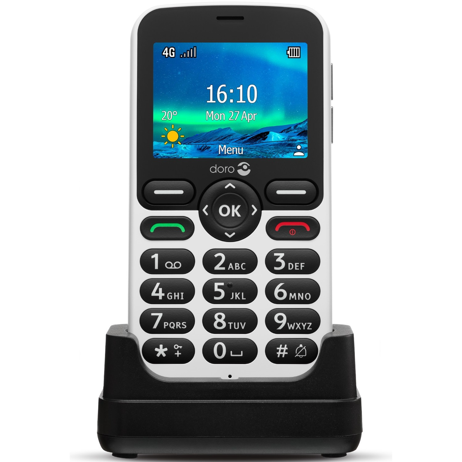 5861 4G White/Black