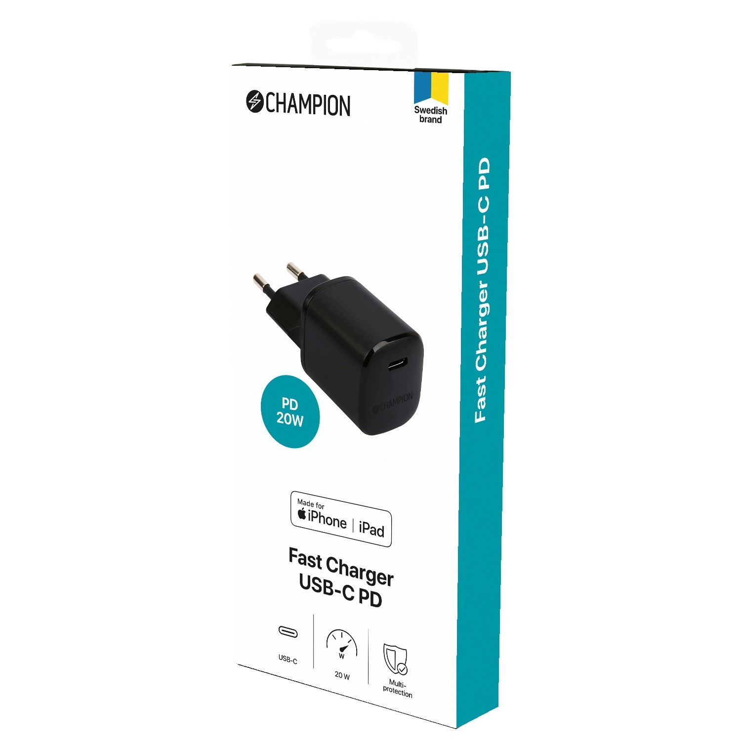 Chargeur 20W PD Noir