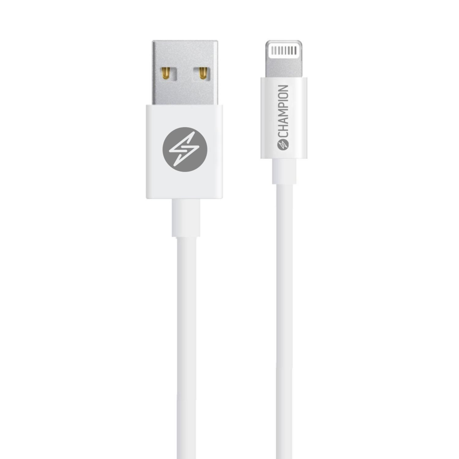Cable USB-A a Lightning 1m Blanco