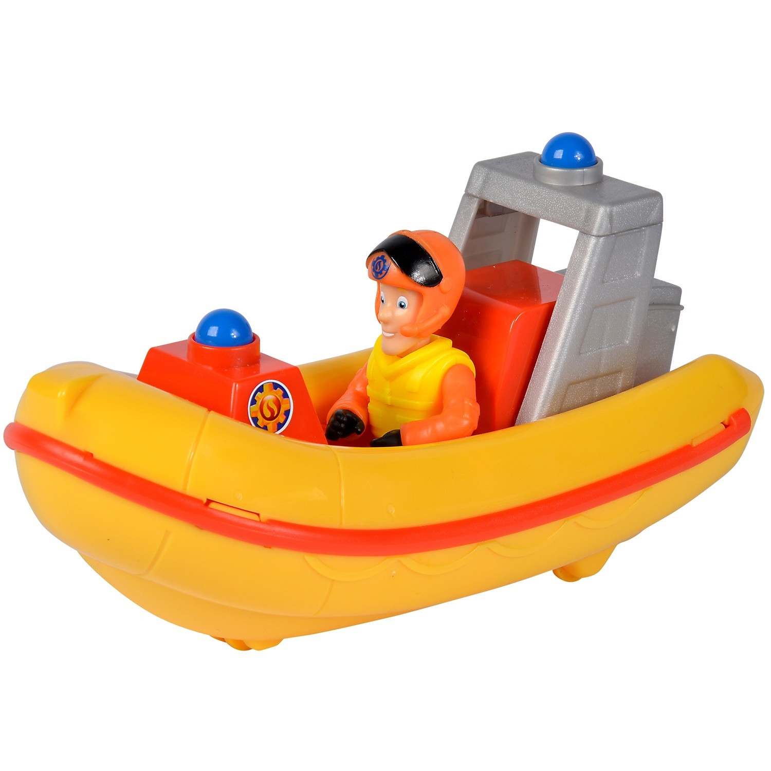 Bombeiro Sam Boat Netuno com figura de Elvis