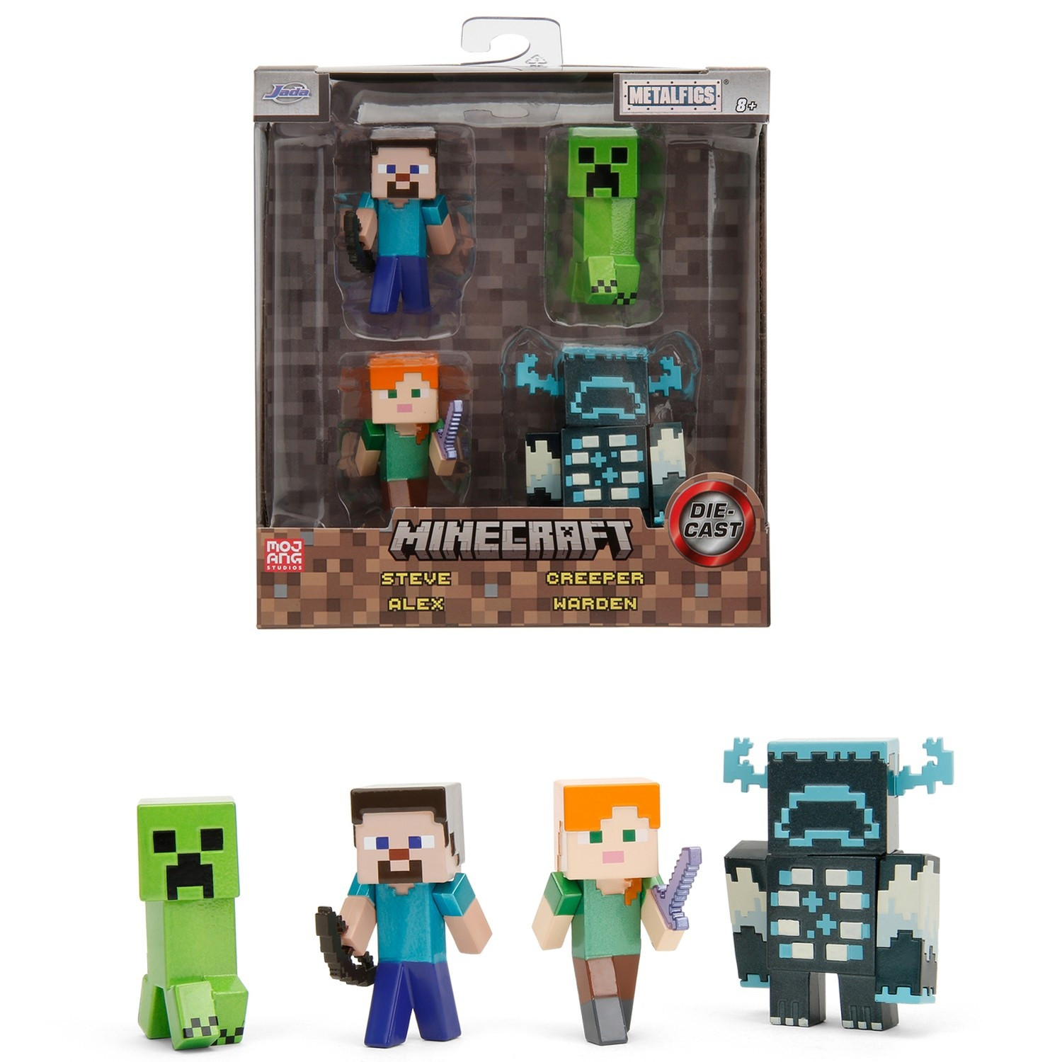 Minecraft 4-pack nanofiguren