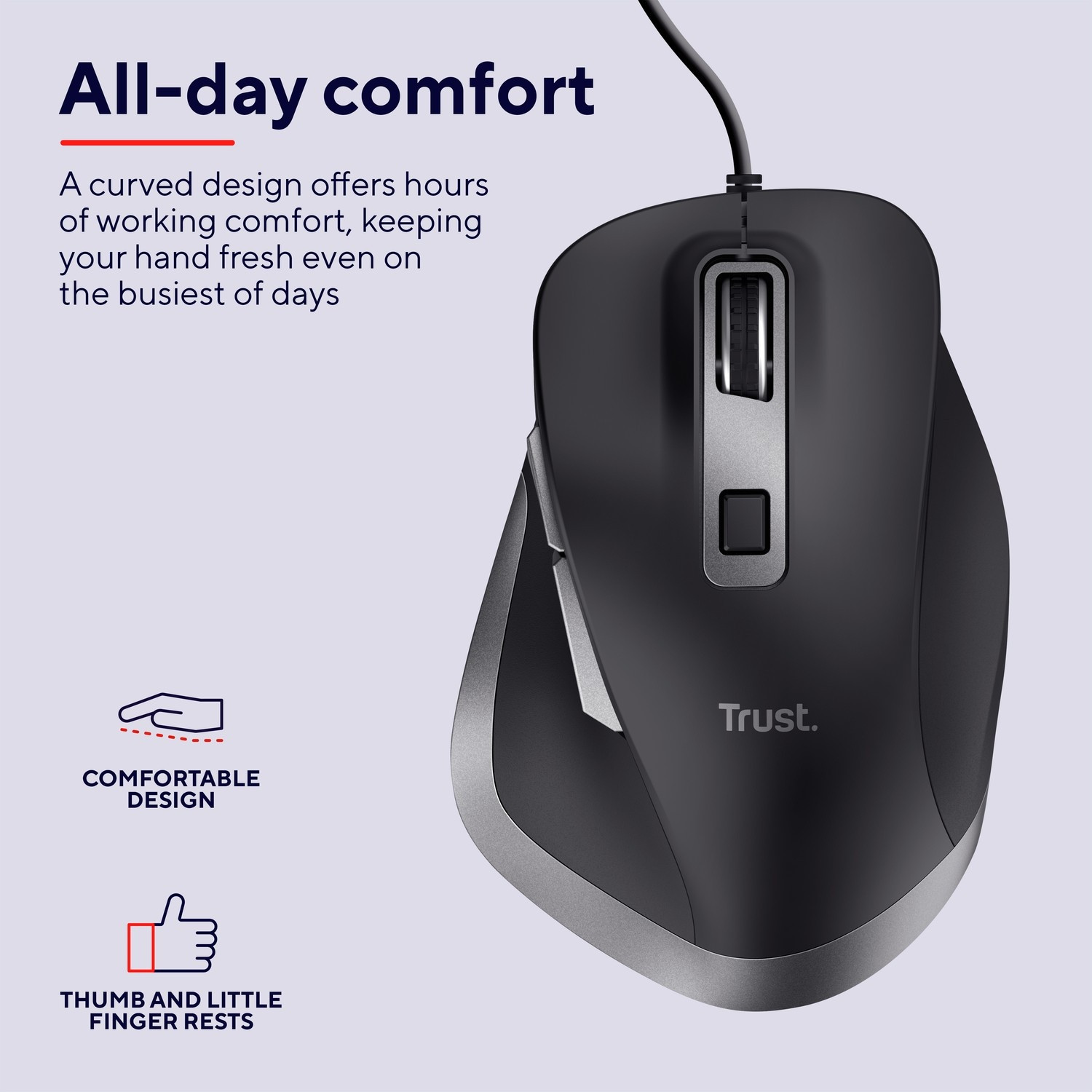 Fyda Mouse Eco Nero